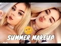 EVERYDAY Summer Makeup Tutorial | SWEAT-PROOF | laddygirls.blogspot.com