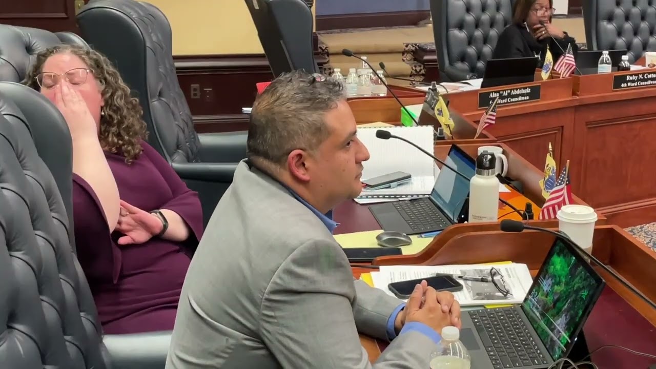 Paterson City Council meeting gets tense as officials argue, residents storm the dais