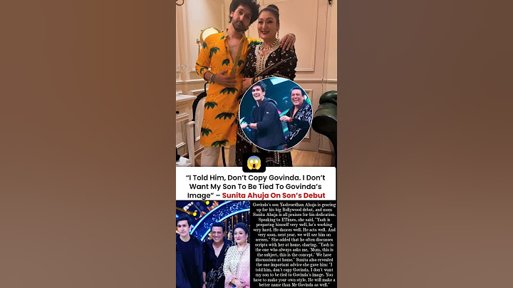 Sunita Ahuja on son's debut I told him don't copy Govinda #news#sunitaahuja#govinda#yashvardhan#love