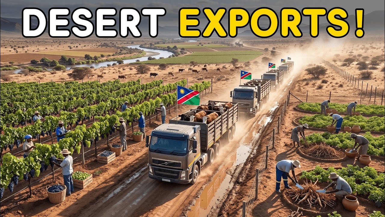 Still from Namibia Turned a 92% Desert Into a $15 Billion Food Empire - The World Didn't See It Coming