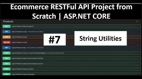 ECommerce Shopping Cart API in ASP.NET CORE PART-7 | String Utilities in Domain Layer