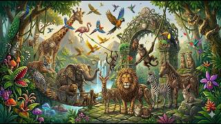 Animal Names in English for Kids 🐘 Fun Learning Video