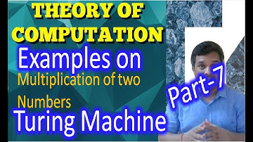 Examples on Turing Machine (Part 7) || ToC ||  Studies Studio