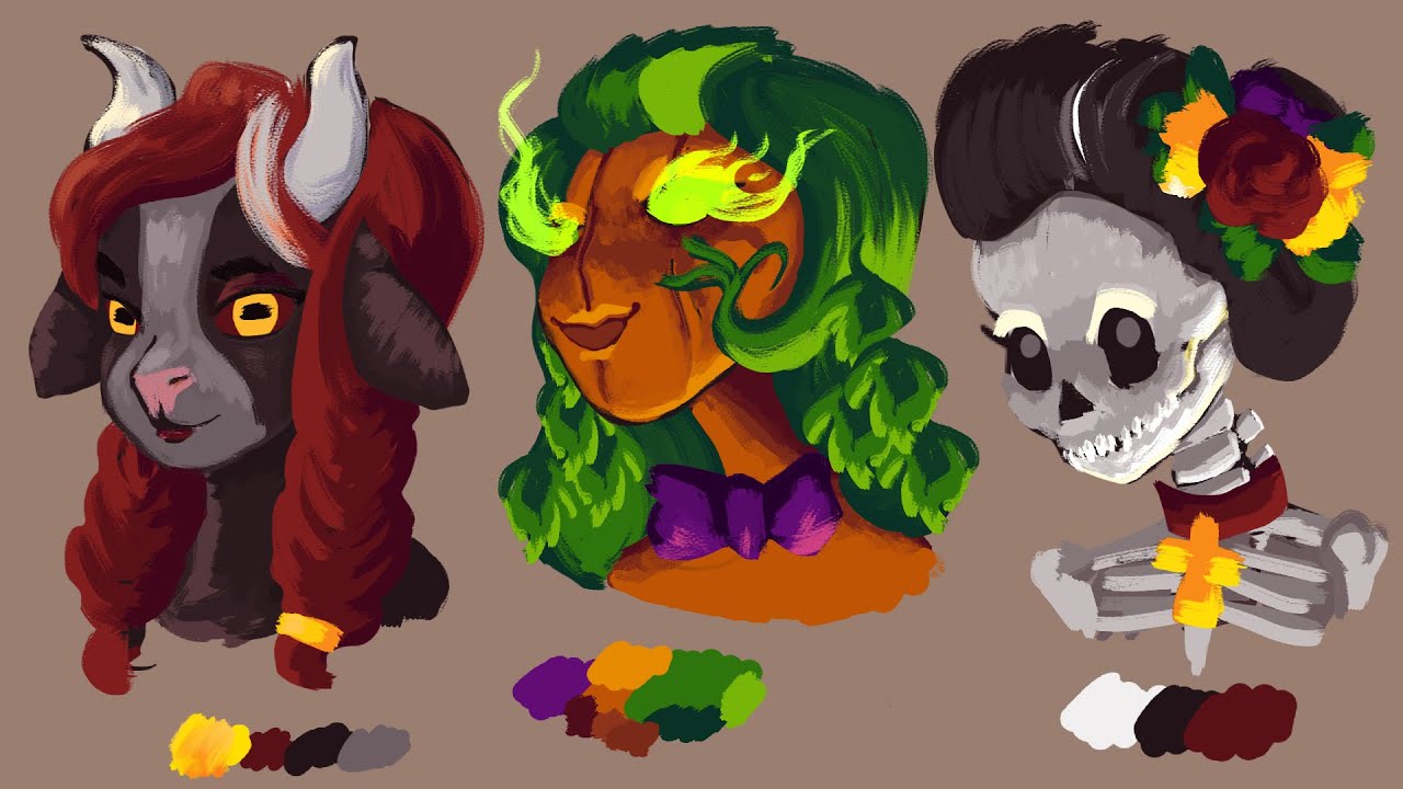 🔴🎨🎃Halloween girls part 1 || 