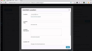 WOW WP: Map Shortcode