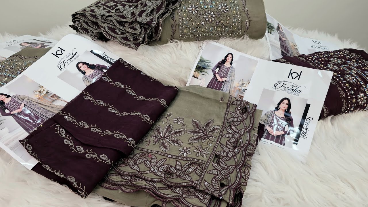 2026🌙 Eid-ul-Fitr এর এলিগেন্ট স্টাইলে PAKISTANI কালেকশন 🎉 TAWAKKAL CATALOGUE / party dress for eid