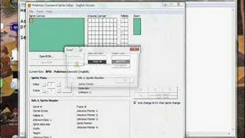 Pokemon Overworld Sprite Editor: Help