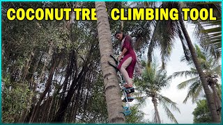 Amazing Coconut Tree Climbing Machine | Sara Greentech Innovative Tool for Farmers