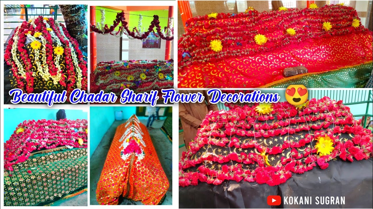 Beautiful Chadar Sharif  Flowers Decorations   Hazrat Kale Mastan Shah Wa Chaman Sha Wali Dargah