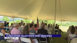 Southwest Virginia leaders hold opening and dedication for Clinch River State Park