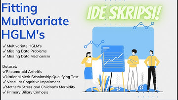 #IDESKRIPSI​​​ Episode 7:  Fitting Multivariate Hierarchical Generalized Linear Models (HGLM