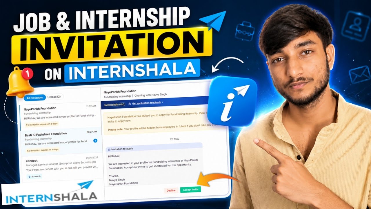 How to got Job & Internship invitation on Internshala | Internshala Job ...
