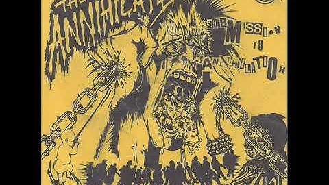 The Annihilated - Submission To Annihilation LP (2022)