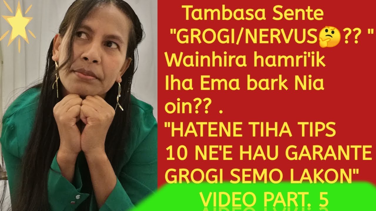 Oinsa labele grogi Wainhira koalia iha Publiku🎤//Part.5/Tutorial Public Speaking