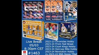 05/03  202324 PRIZM COURT KINGS CHRONICLES 7 Box Hobby Mix #1463 LIVE BREAK