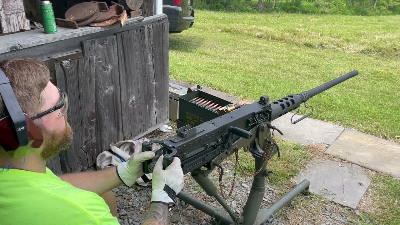 M2HB Test Fire