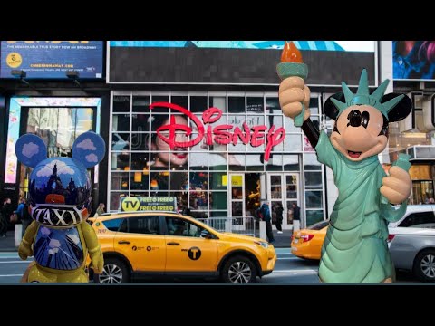 Disney Store Times Square Walkthrough NYC Disney Store Tour 2025