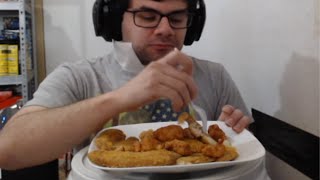 john roblox idiot drops his food on live stream