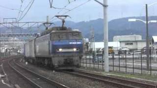 951レEF200-901牽引　清水駅到着