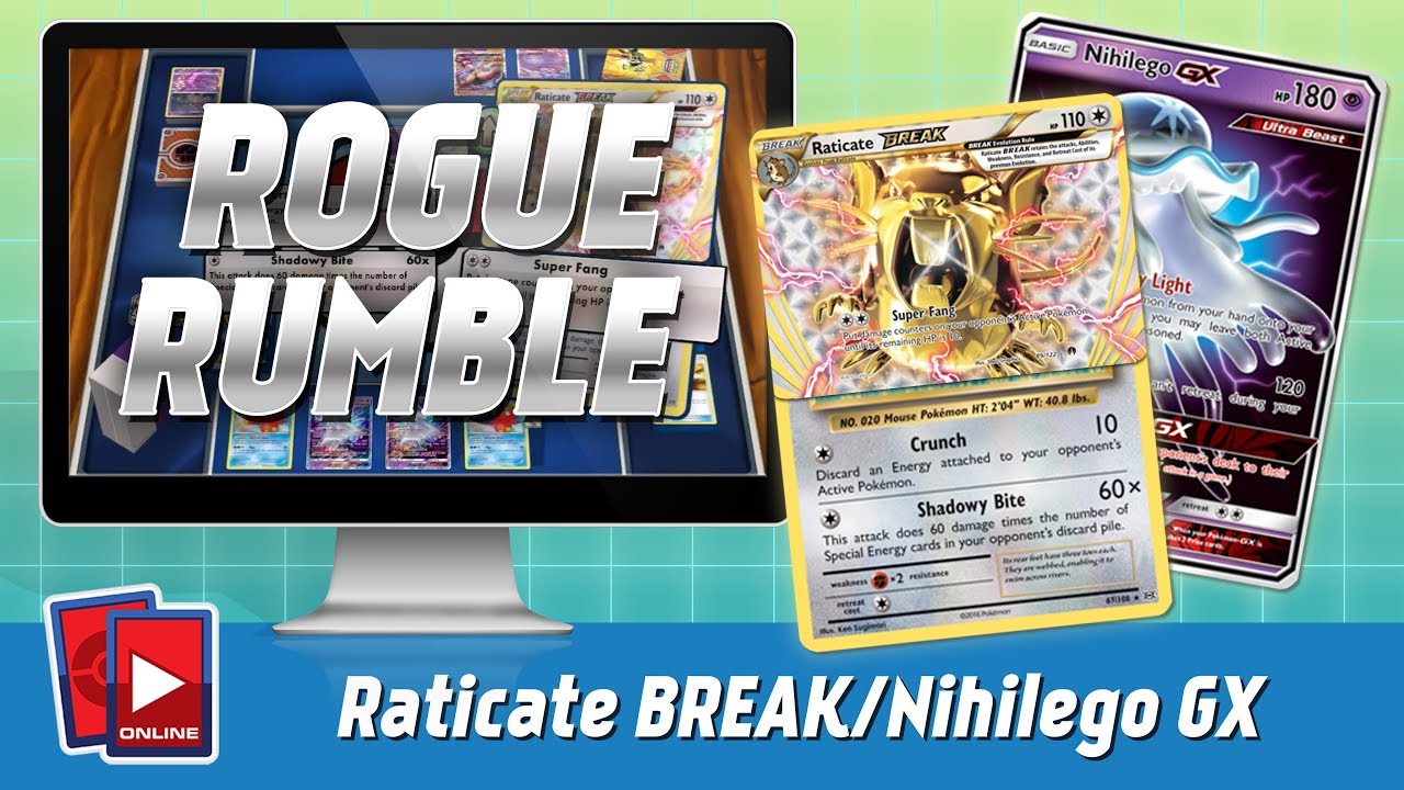 Rogue Rodents 1: Raticate BREAK/Nihilego GX