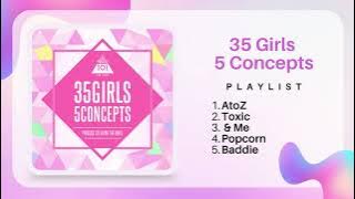 [PLAYLIST] PRODUCE 101 JAPAN THE GIRLS - 35 Girls 5 Concepts