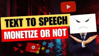 Text to Speech Channel Monetize Hota Hai Ya Nahi || Text to speech channel monetization 2023