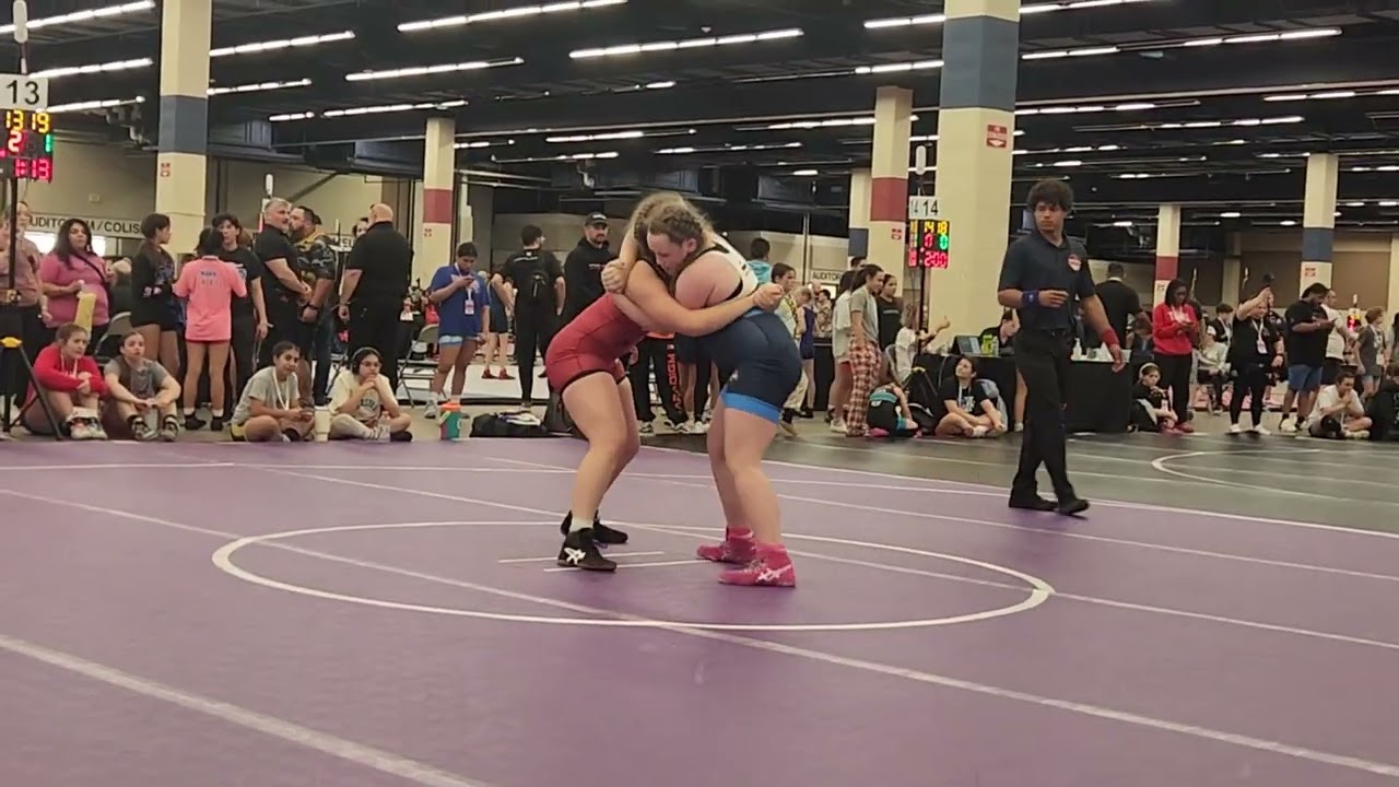 Audrey's second match at Texas Freestyle State  tournament  Fort Worth, TX 5.4.25