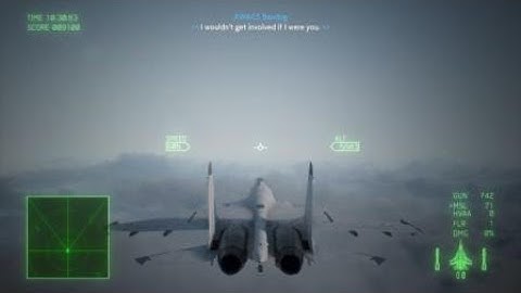 ACE COMBAT™ 7: 1st Mihaly fight Ace difficulty