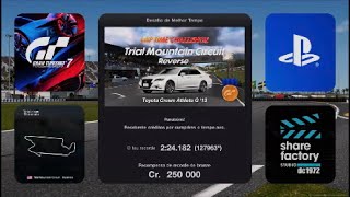 #GT7 🏁 Lap Time Challenge / 🗺 Trial Mountain Circuit 🚘 Toyota Crown Athlete G Safety Car #PS5