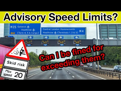 Video: Jesu li savjetodavna ograničenja brzine primjenjiva u Velikoj Britaniji?