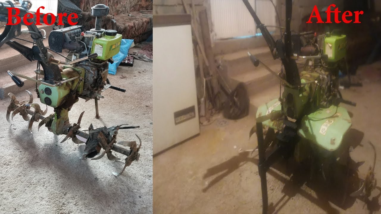 Repair rear on Motocultivator