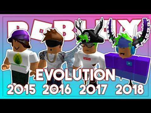 My Roblox Avatar Evolution 2015 2018 Youtube - roblox avatar evolution girl roblox free john