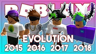 MY ROBLOX AVATAR EVOLUTION (2015-2018)