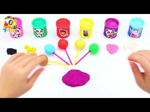 Story Show | Colorful Lollipops Surprise | Let's Go On A Picnic Together | Learn Colors | ToyBus