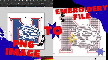 Create Embroidery File From PNG using INKSCAPE