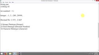 Famous Java Tutorial Series - 5 - Variables | Data Types Wealth