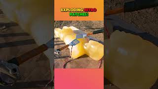 Exploding Nitro Patches! #mythbusters #shorts #mythbusting #myth