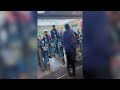 Moment 'hero' TfL ticket inspector stops fare dodger in barrier scuffle at London station