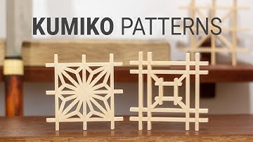 Making Kumiko Patterns - Asanoha and Yotsuba Izutsu-Tsugi // Kumiko Making Part 2