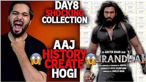Dhurandhar Day 8 Unbelievable Box Office Collection | Dhurandhar Day 7 Total India And Worldwide