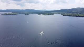 2020 Squam Lake, New Hampshire summer and fall drone HD aerials