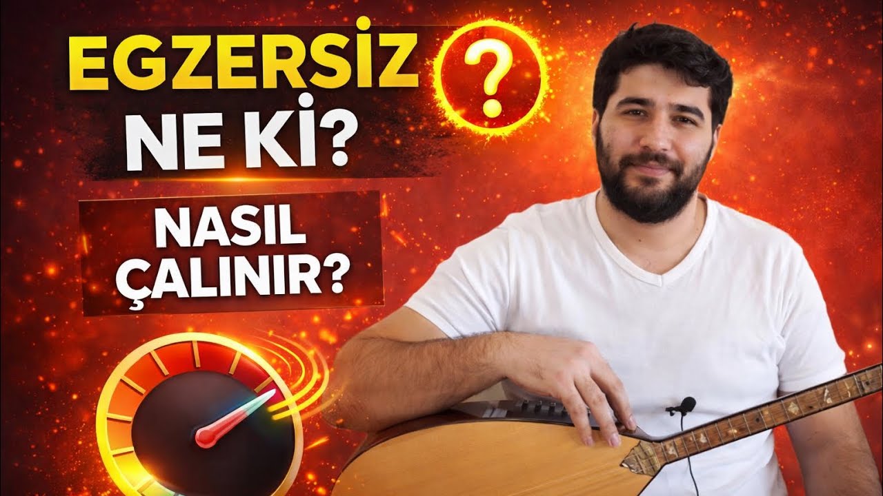 Birlikte Egzersiz Çalışıyoruz - Tezene Bileği ve Parmak Geliştirme - #1