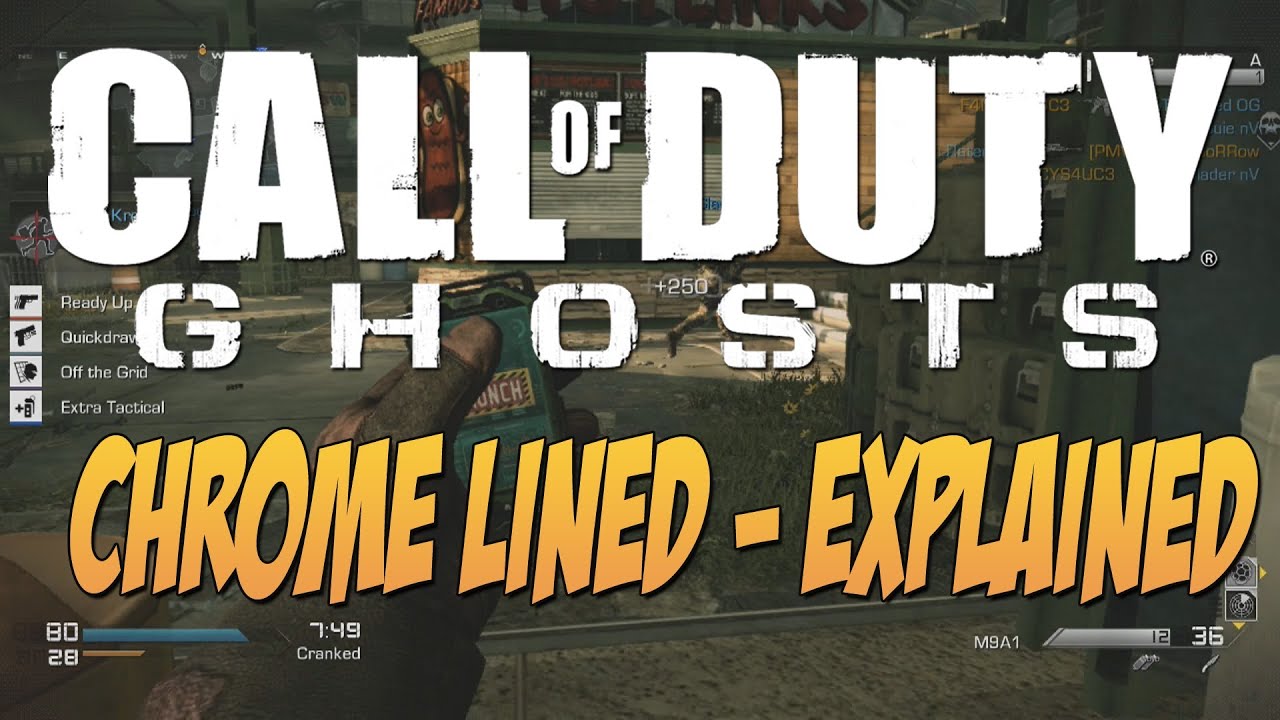 Barrel Cod FaZe Kross: Chrome Lined Barrel Explained (COD Ghosts) - YouTube