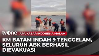 KM Batam Indah 9 Tenggelam, Muatan Mengambang di Lautan | AKIM