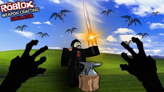 Roblox : Weapon Crafting Simulator⚔️ สร้างอาวุธเทพจัดการสัตว์ประหลาด! screenshot 4
