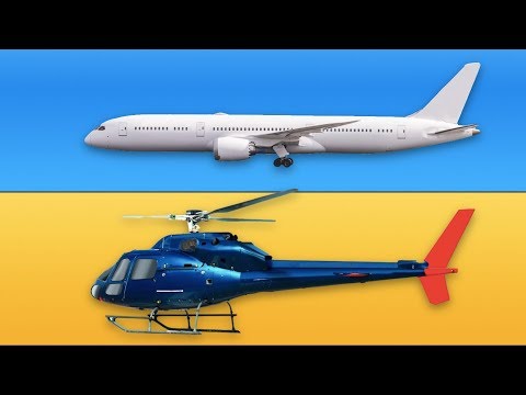 Çocuklar İçin Uçaklar Helikopterler | Hava Taşıtlarını Öğreniyorum | Gerçek Uçak Sesleri