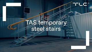 TAS Temporary Steel Stairs – modular access system for construction sites
