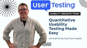 User Test With Large Sample Sizes!