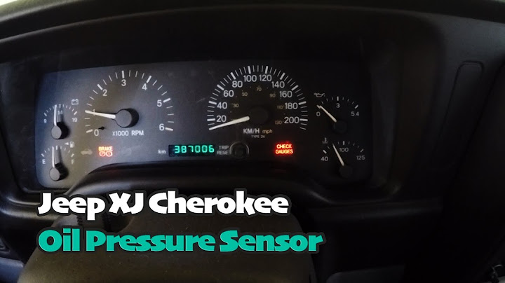 1996 jeep cherokee oil pressure sensor