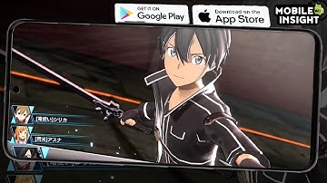 Sword Art Online Variant Showdown Gameplay for Android & iOS Trailer Official